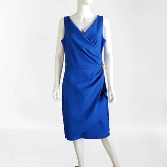 alex evenings royal blue dress Alex Evenings Regular main image 1